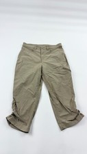 Eddie Bauer Pants Womens 12 Rainier Capri Moisture Wicking Relaxed Cropped