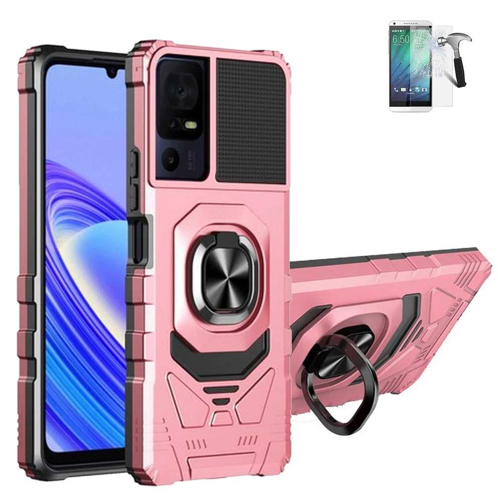 Shockproof Ring Case for TCL 40 SE 40SE T610E T610K