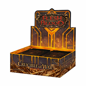 Flesh and Blood TCG Crucible of War Booster Box NEW SEALED 1st Edition!