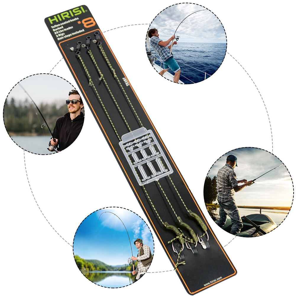 Carp Fishing Hair Rigs Kit with Hook Curved Barbed for Carp Fishing Accessories eBay