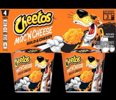 Cheetos Mac 'N Cheese Bold And  Cheesy 4 Cup Count Pack Quick Cook