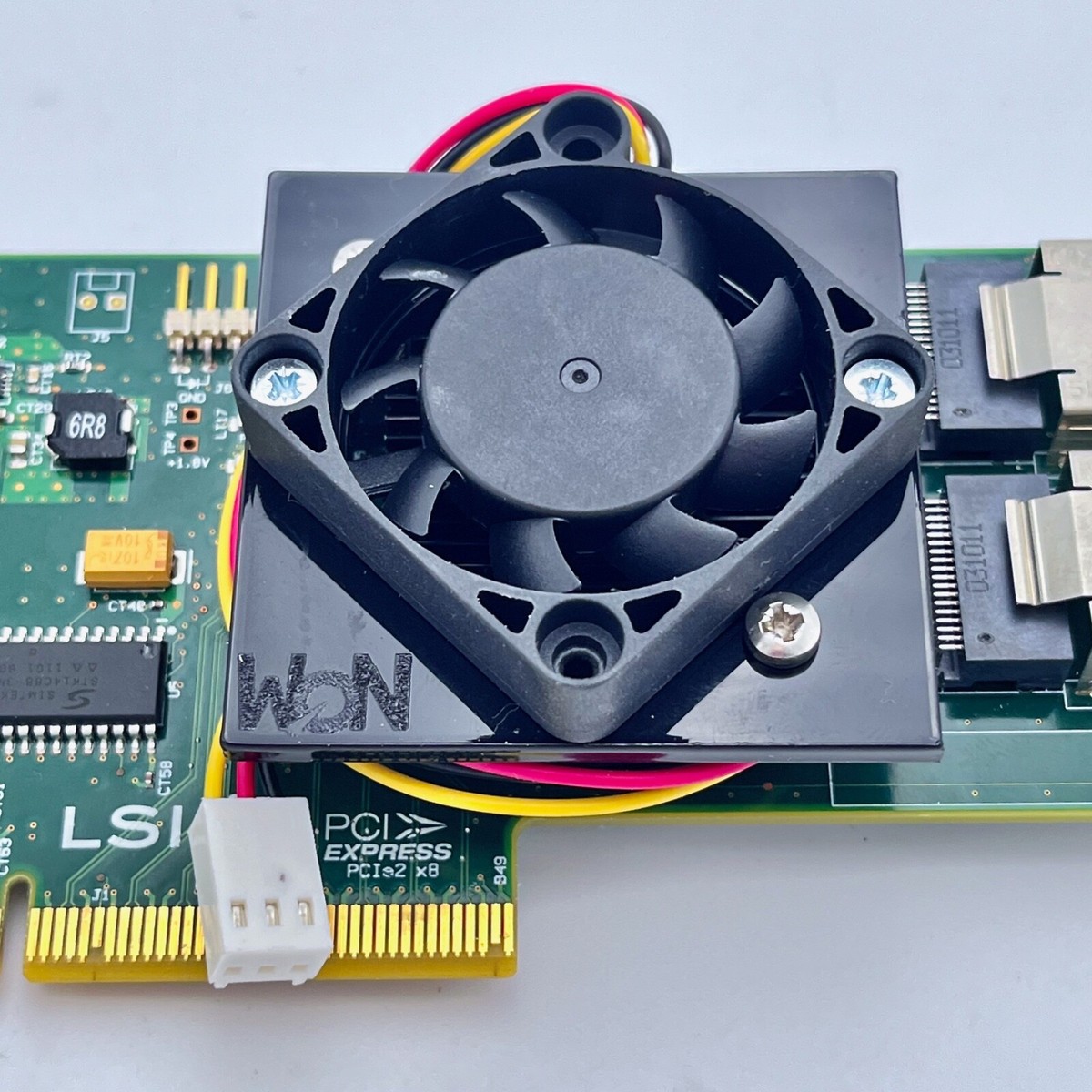 LSI 9211-8i Active Cooling Kit 40mm Fan 3 Pin for NAS Server with