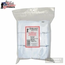 Pro-Shot Cotton Flannel CLEANING PATCHES .38-.45 .410-20GA 21/4-500 FAST SHIP