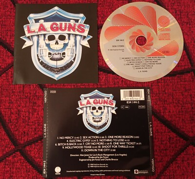 L.A. GUNS ** Same ** ORIGINAL 1988 WEST GERMANY CD