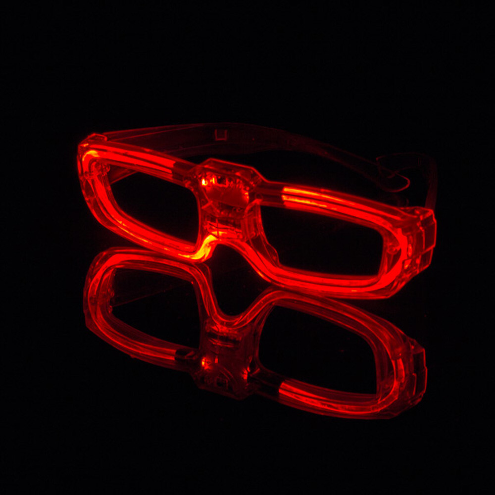 LED Teufel Brille Leuchtend - Halloween Party Cosplay Accessoire
