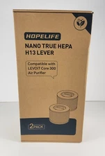 Hopelife Nano True HEPA H13 Lever For Levoit Core 300 Air Purifier Filter 2 Pack