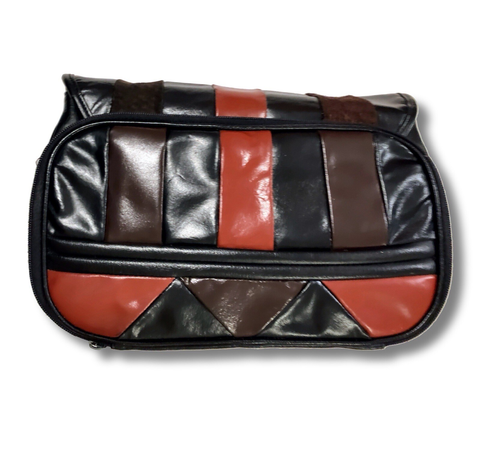 AVON Mid-1990s Leather ‘Patchwork Collection’ Clu… - image 2