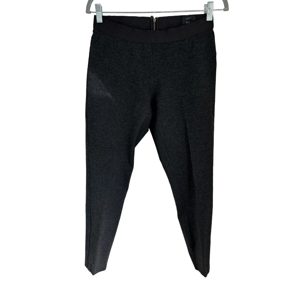 J.CREW PIXIE Pant Leggings in Stretch Ponte BLACK Size 4R - Image 4 of 4