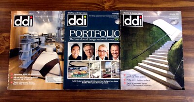Lot of 3 DDI Display & Design Ideas Magazine Back Issues Aug. Sept. Oct. 2008