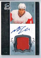 2007-08 THE CUP ROOKIE AUTO PATCH MATT ELLIS ROOKIE AUTO JERSEY 1 COLOR 241/249