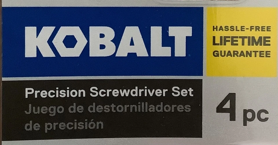Kobalt Precision Screwdriver 4 Piece Set - New - Free Shipping! Low as $5.99 set - Image 3 of 4
