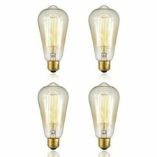 Lampadina VINTAGE ST64-60W B22/E27 220V Antico Retrò incandescenza PERA**