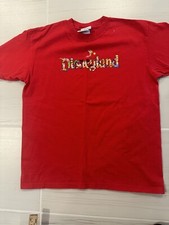 Vintage Disneyland Character Letter T-Shirt Youth Size XL