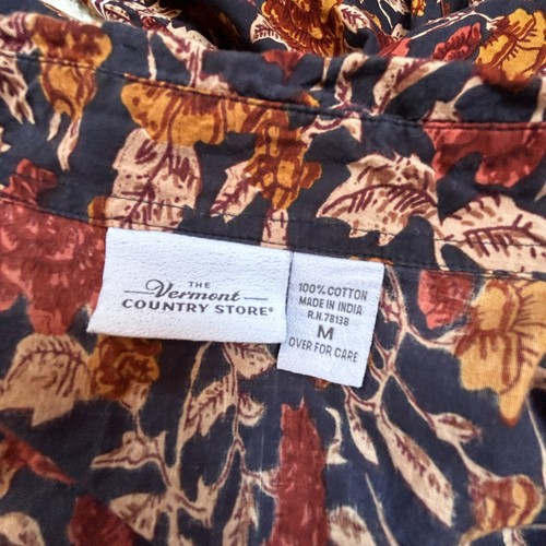 The Vermont Country Store Damen Medium Button Down Langarm Tunika Oberteil Shirt - Bild 3 von 8