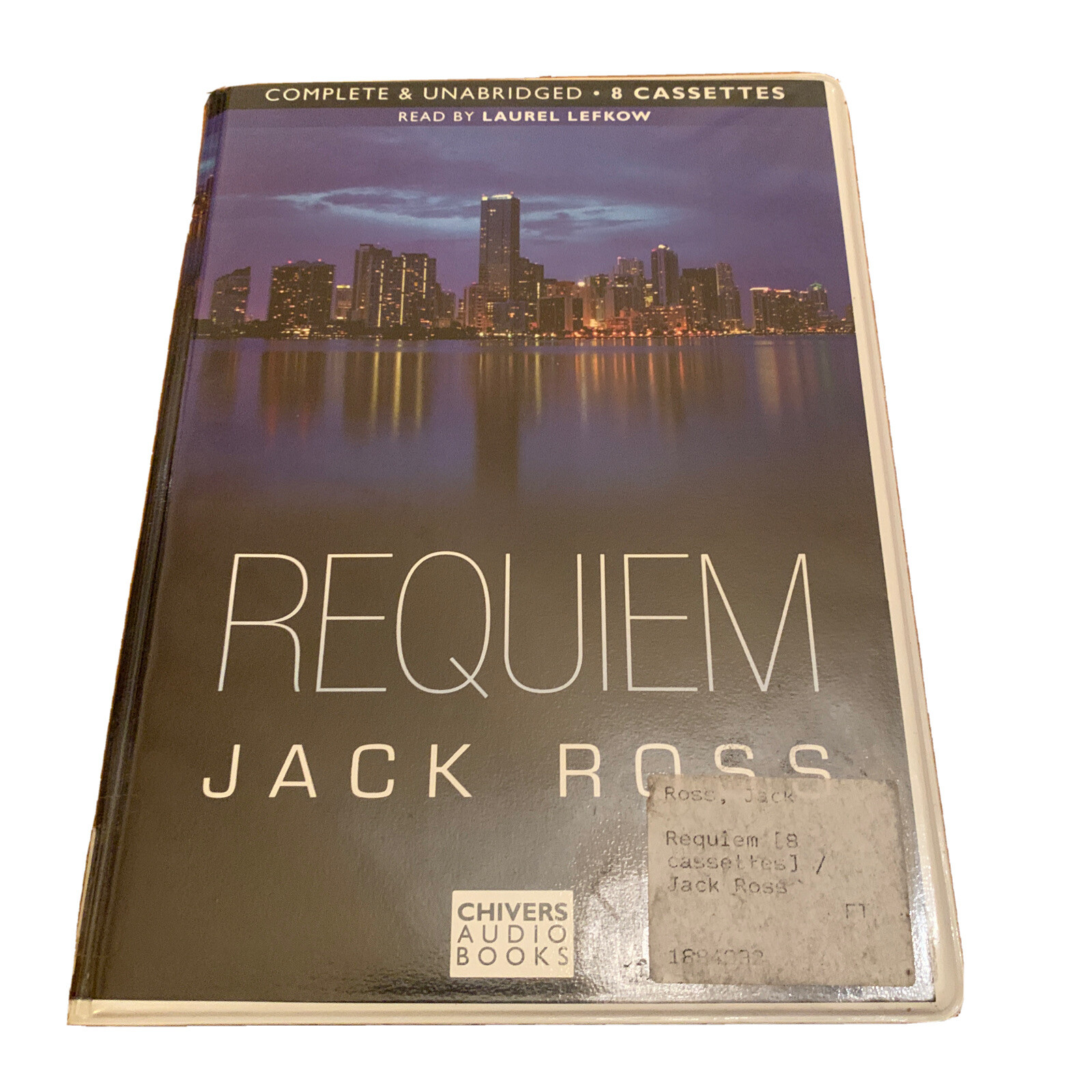 Jack Ross - Requiem - Audiobook 8 Cassette Unabridged Chivers - Laurel Lefkow