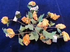 Vtg Millinery Flower Collection Yellow Orange Tipped Hops Dangles 2" Germn H5264