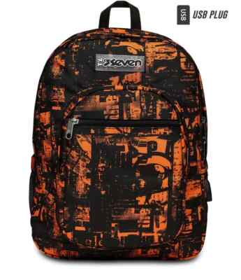 usb plug zaino seven con stelle