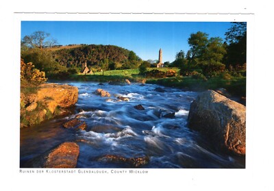 Ansichtskarte Ruinen der Klosterstadt Glendalough / County Wicklow / Irland