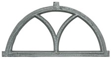 Fenster grau Stallfenster Eisenfenster Scheunenfenster Eisen 81cm Antik-Stil (g)