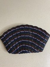 Neiman Marcus, Hand Beaded Design, Clam Shell Small Clutch Bag - As Is