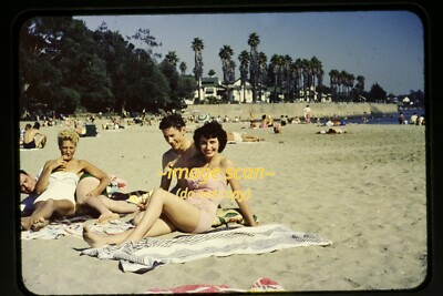Pretty Woman in 1950's, Original Slide f11b