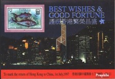 tuvalu Bloc 59 neuf 1997 retour hong kong à Chine