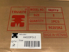 2 PACK 4020FG-2 - 24" x 24" White T-Bar Fixed Bar Return Air Filter