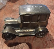 1950s Banthrico 1927 Ford Model T Car Metal Bank MORRIS PLAN BANK BOSTON, MA