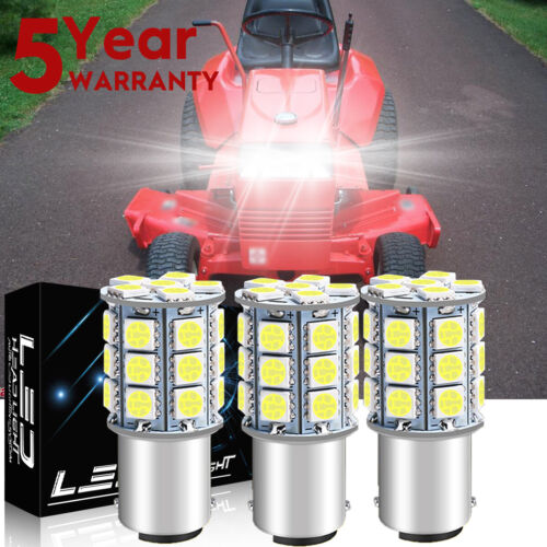 3 SUPER Bright LED light bulbs for Gravely 8199 8163-G 12 14 16 18 20 24 tractor - Afbeelding 1 van 17