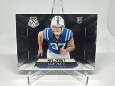Laiatu Latu 2024 Panini Mosaic Rookie NFL Debut #290 Indianapolis Colts
