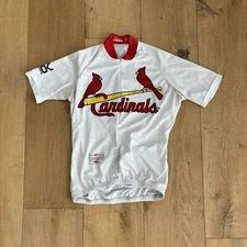 Vomax Louisville Cardinals  MLB Cycling Jersey Triathlon Running Shirt Mens M