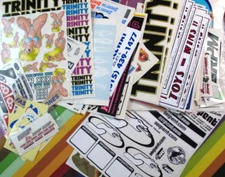 vtg 1980s 90s Auto RC Racing sticker -