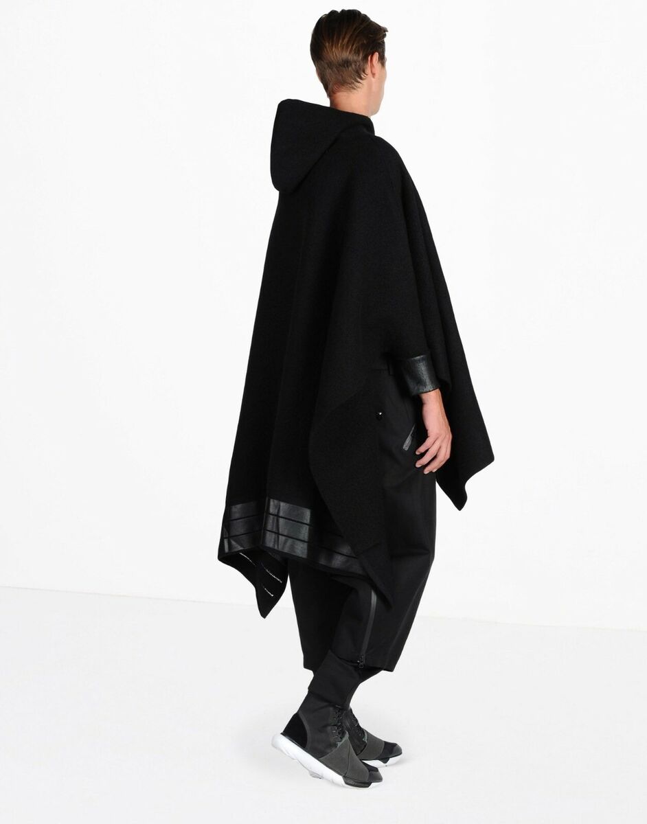 Y-3 Yohji Yamamoto Poncho Sweater Runway y3 adidas techwear Y-3 Yohji Yamamoto Poncho Sweater Runway y3 adidas techwear