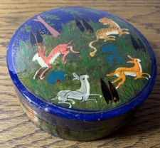 6 Animal Theme Round Coasters In A Keyed Case