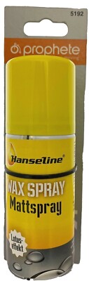 HANSELINE Mattspray WAX Spray Radwachs Fahrrad Mattpflege 150ml Lotuseffekt 5192
