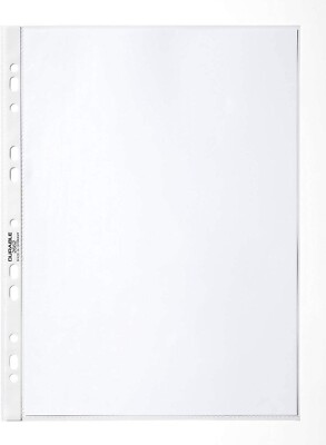Durable Prospekthüllen (DIN A4 Business, 0,05 mm) 100 Stück 267219