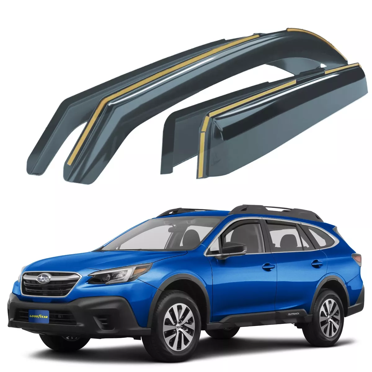 Sun Rain Visors Wind Rain Guards for 2020 2024 Subaru Outback eBay