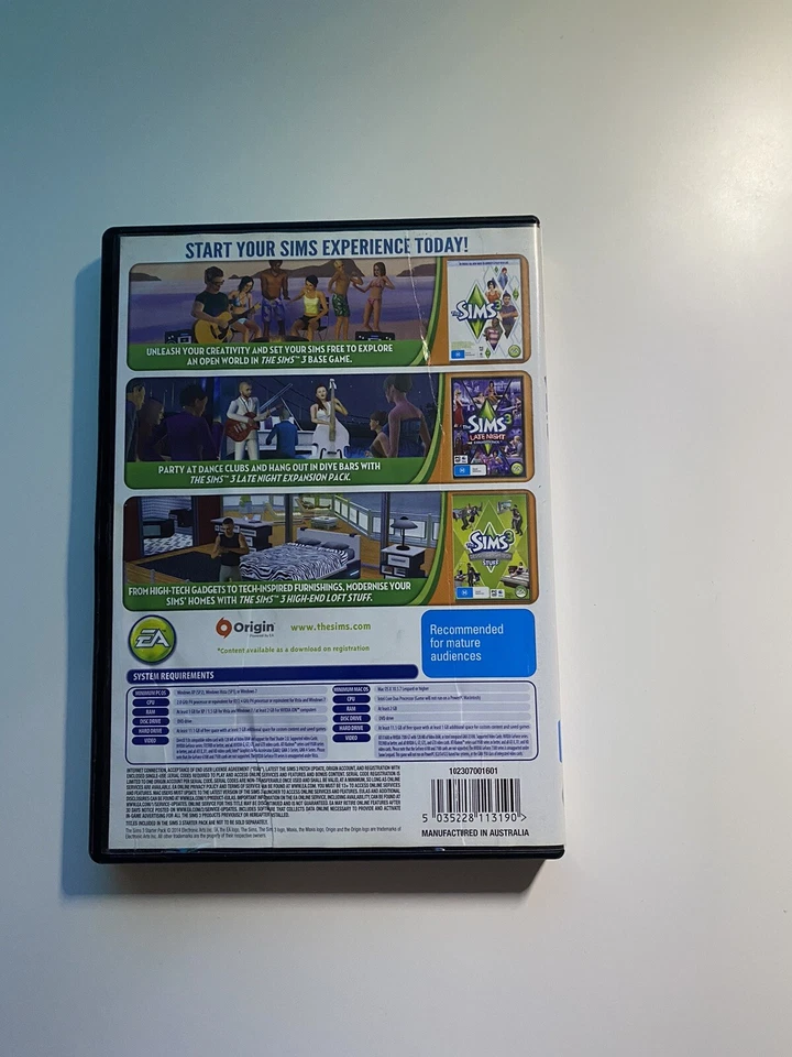 The Sims 3 Starter Pack incl Late Night, High-End Loft packs Free Postage - Image 2 of 4