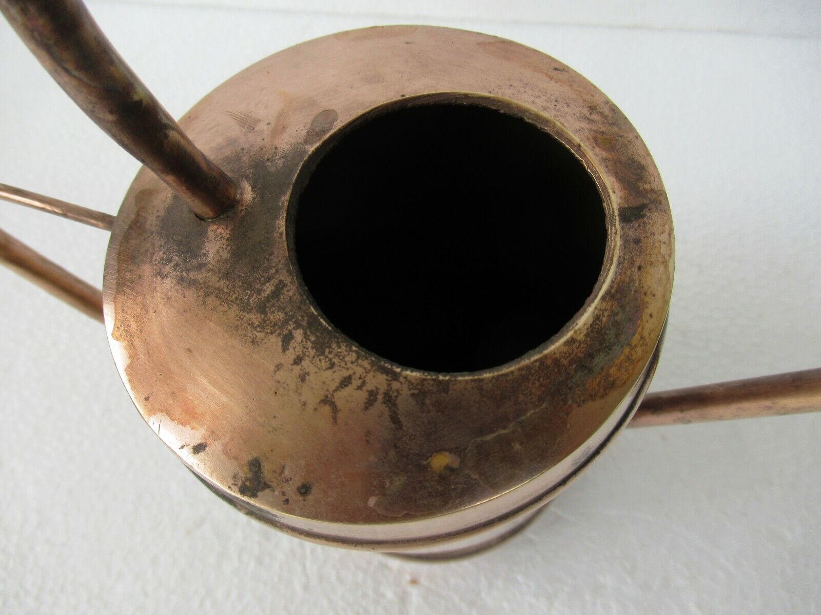 Antique Huile Peut Pour Huilage Laiton Aiguière Eau Cruche Rare Indien Art - Boîtes, pots, moules
