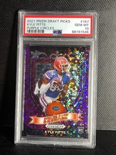 2021  PRIZM  PURPLE CIRCLES KYLE PITTS /50 RC ROOKIE PSA 10 POPULATION 1