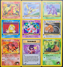 Pokemon Gym Challenge 1st Edition Vintage Cards Original 1999-2000 WOTC