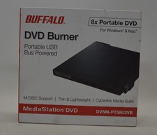 BUFFALO DVSM-PT58U2VB-EU DVD BURNER FOR WINDOWS AND MAC USB