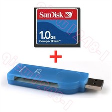 1.0 GB CNC CF Compact Flash card  SSK USB2.0 Card reader FANUC