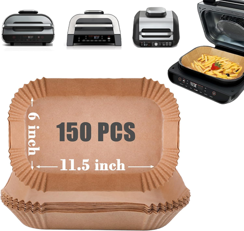 Parchment Paper Liners 150 Pcs for Ninja Foodi Smart XL, Air Fryer Liners Dispos