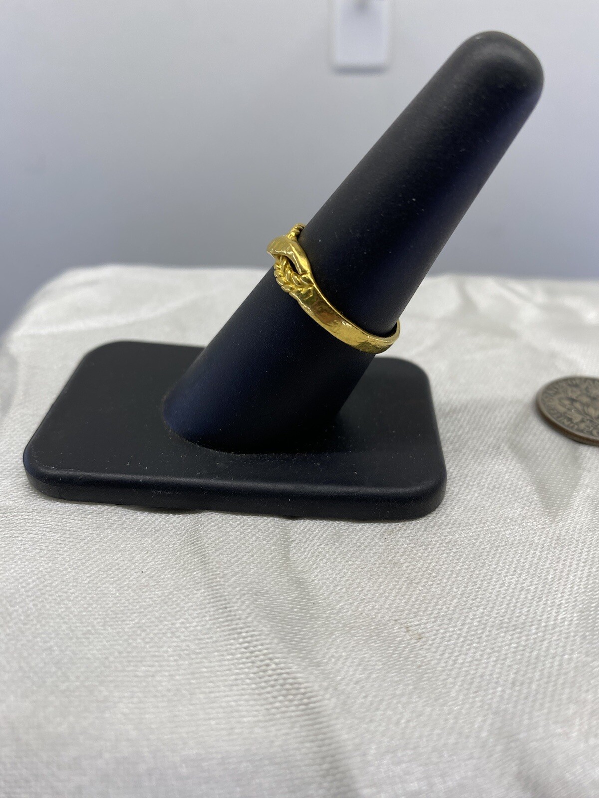 Solid Pure Yellow Gold .999 Ring - image 4