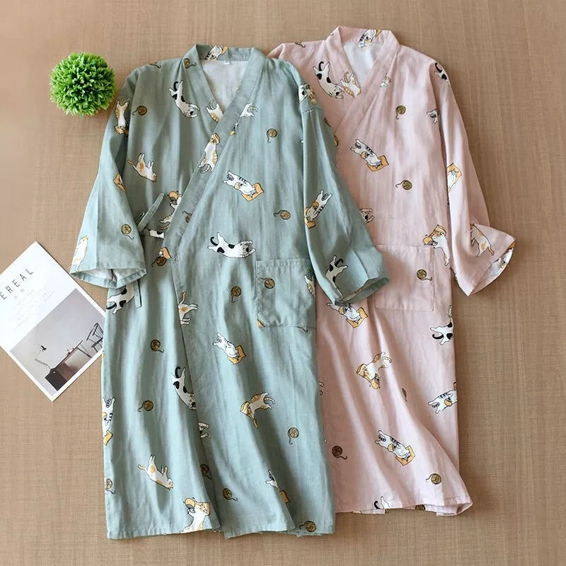 100 cotton store summer nightgown