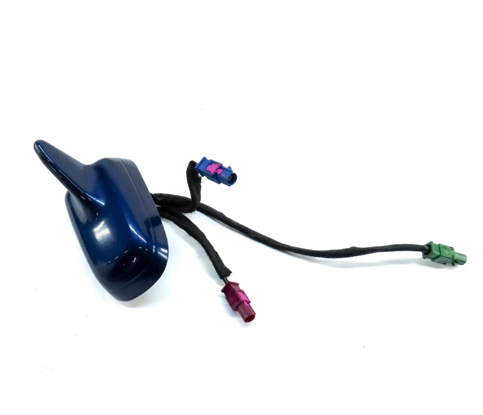 08-17 AUDI A3 Q5 SQ5 R8 B8 8R 8V RADIO AM/FM TECHO ALETA TIBURÓN ANTENA (AZUL) Foto 2 de 4