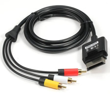 OEM Microsoft Xbox 360 AV Composite Audio/Video Cable RCA, X821376-002
