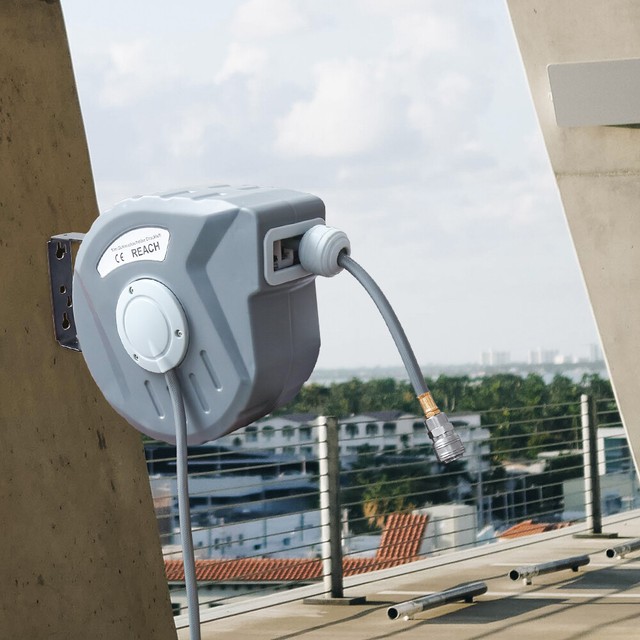 Buizen Schlauchaufroller Wasserschlauchaufroller Garten Schlauchtrommel 30 M Blau Dms Tuin En Terras Monokl Online