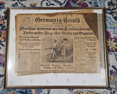 November 23 1914 german newspaper Germania-Herold Morgenblatt
